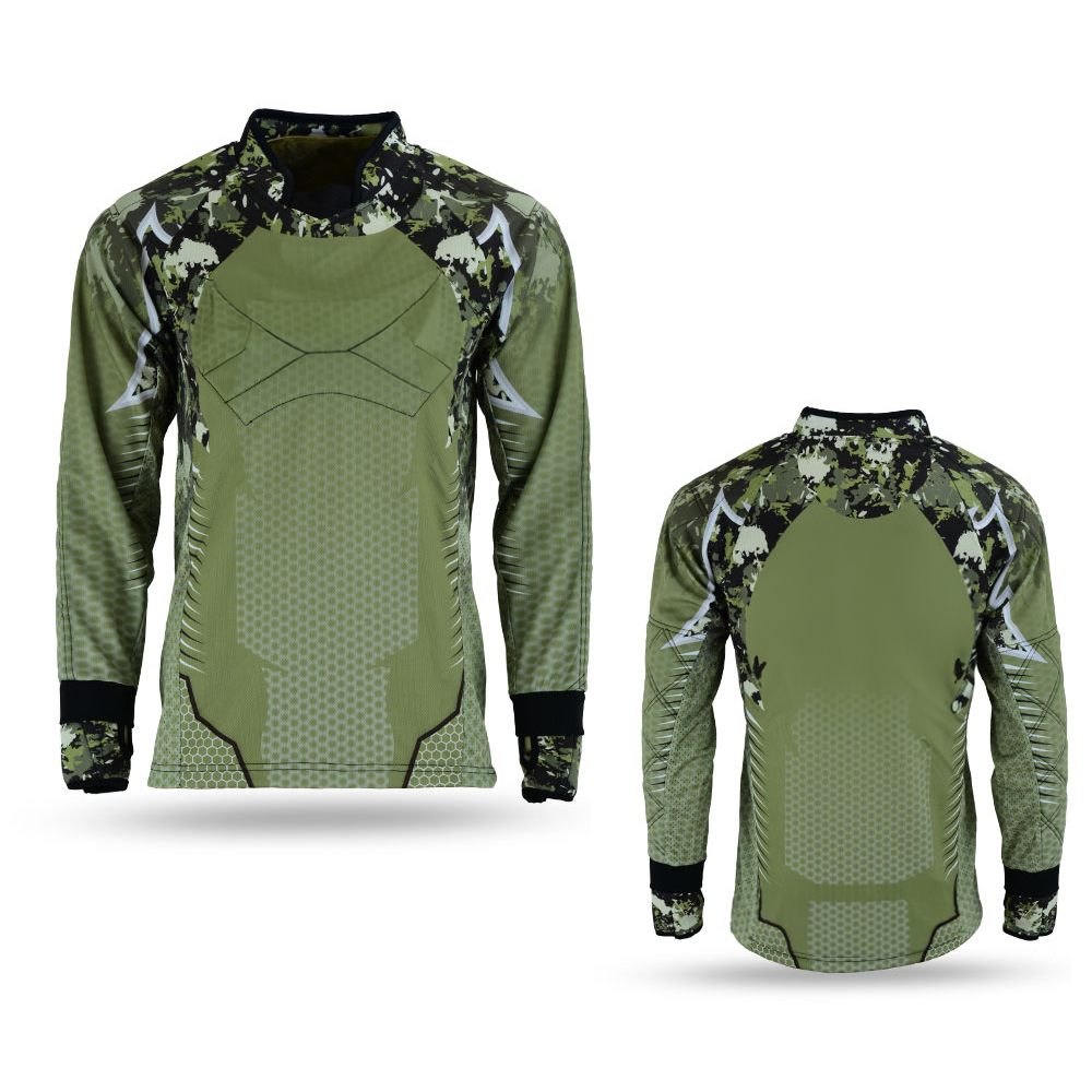 Motocross Jersey – Olive Camo