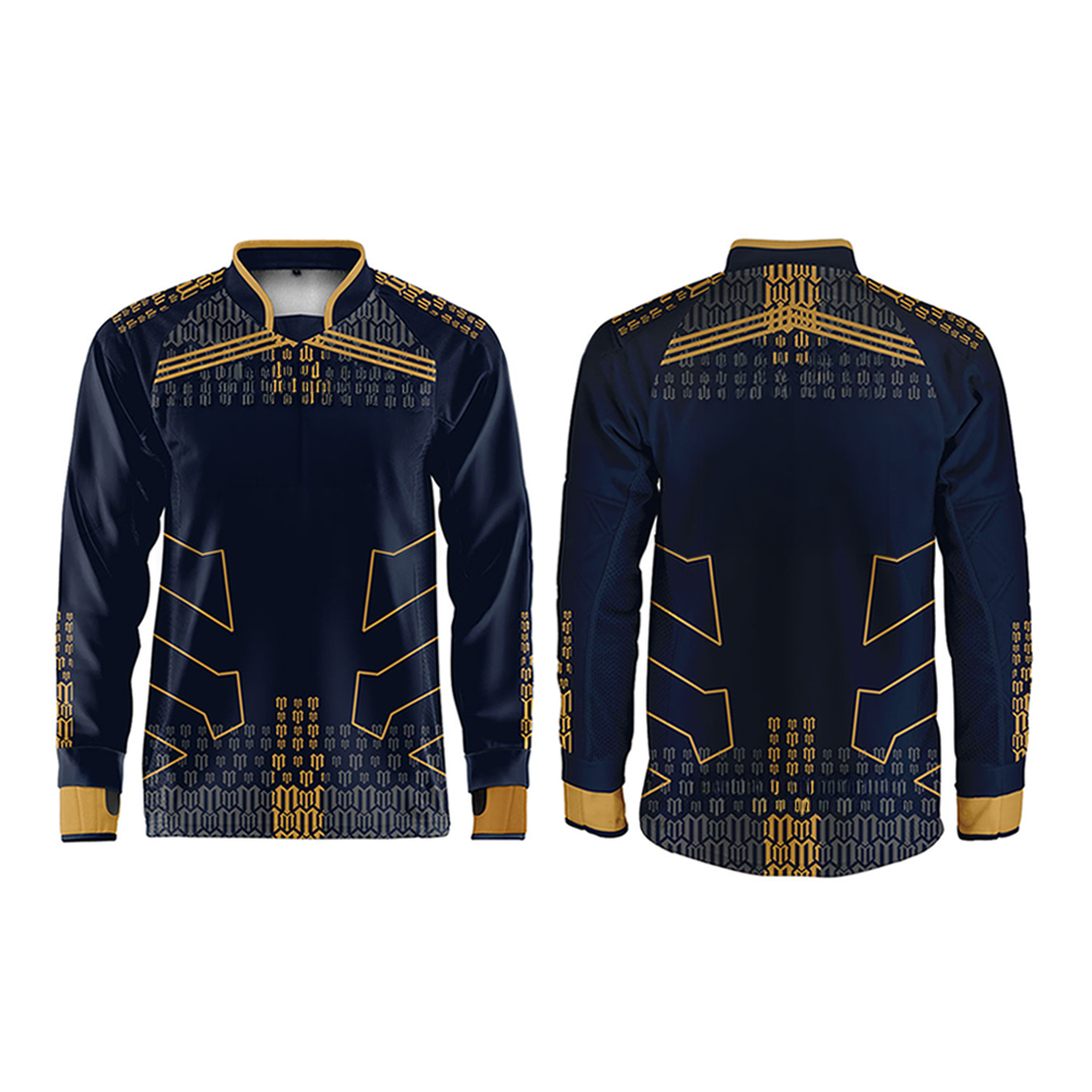 Custom MTB Jersey – Gold Stripe
