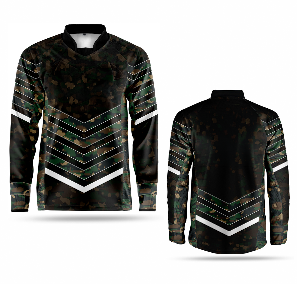 MTB Trikot – Digital Woodland (Größe: S)