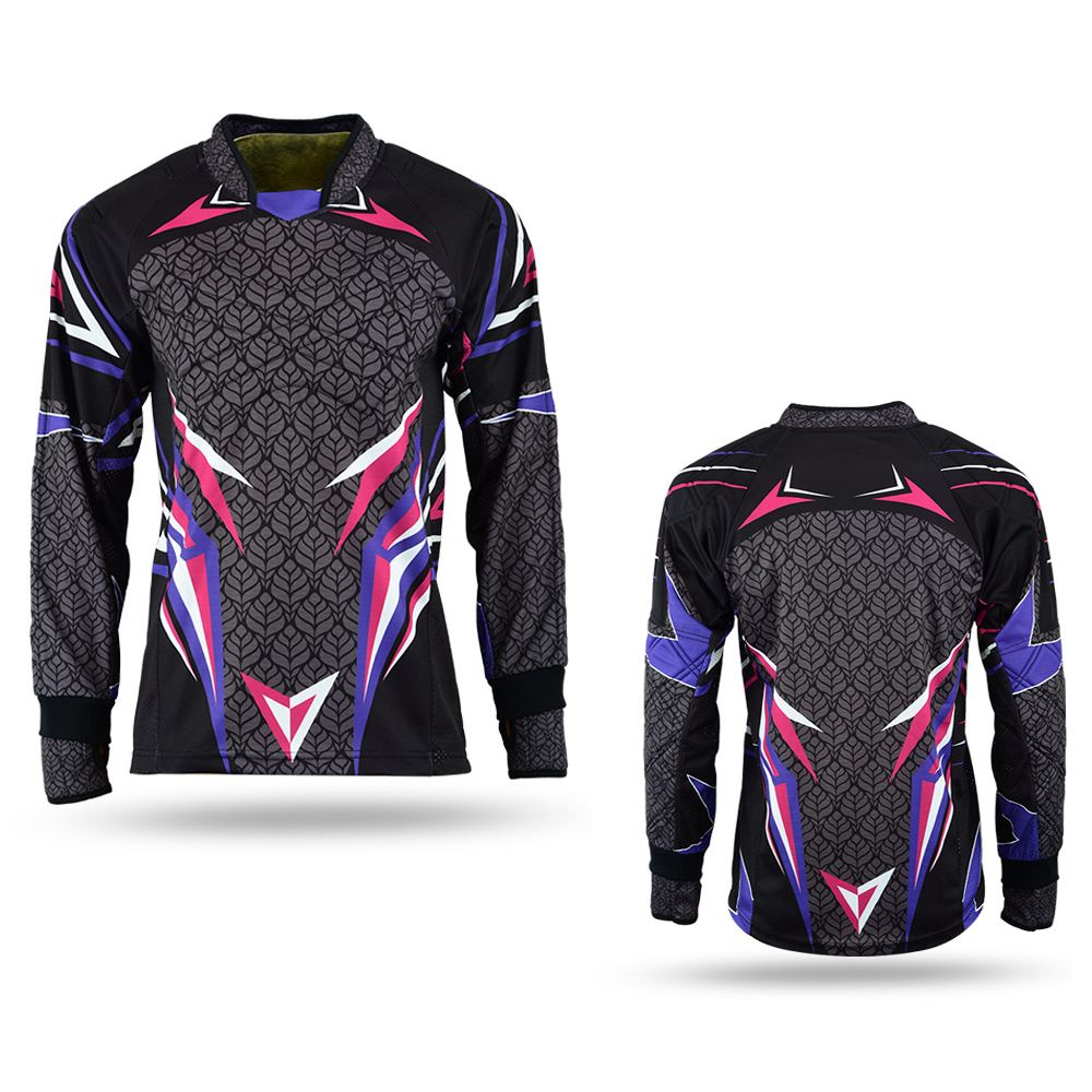 MTB Jersey – Purple Leaf
