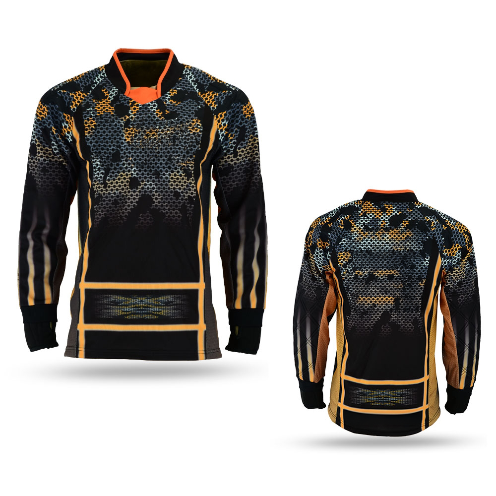 MTB Trikot – Orange Pattern