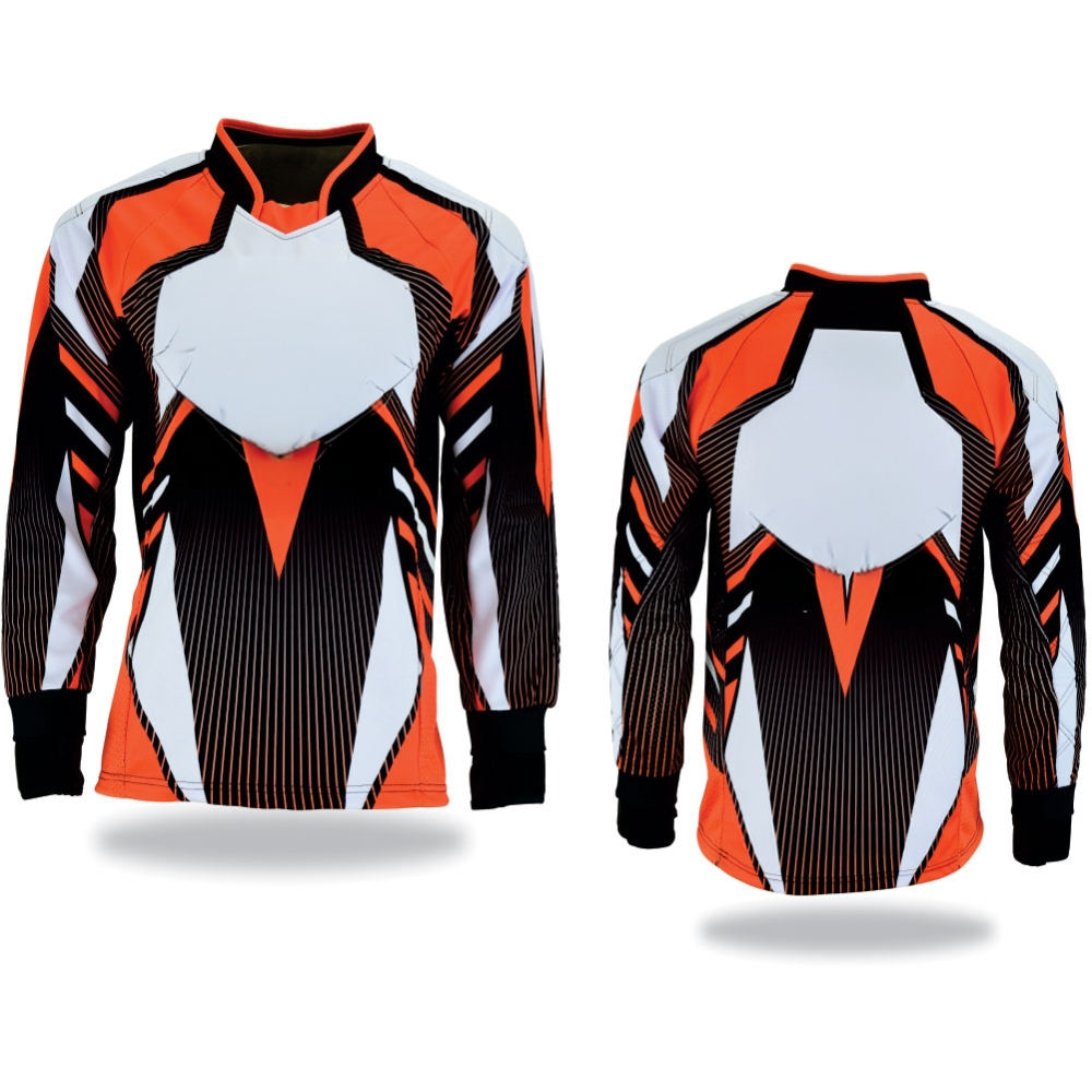 Downhill Trikot – Orange Sharp (Größe: S)
