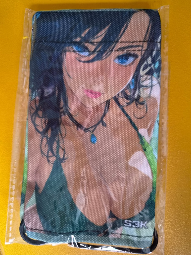 Anime Laufsocke: Green Bikini Blue Eyes