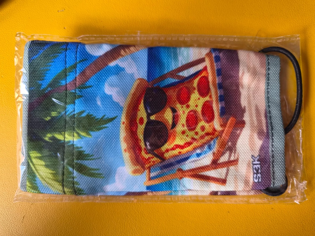 Paintballlaufsocke Pizza und Strand